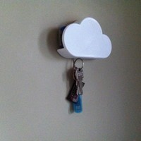 Small Cloud magnetic key shelf for car key fob 3D Printing 93502
