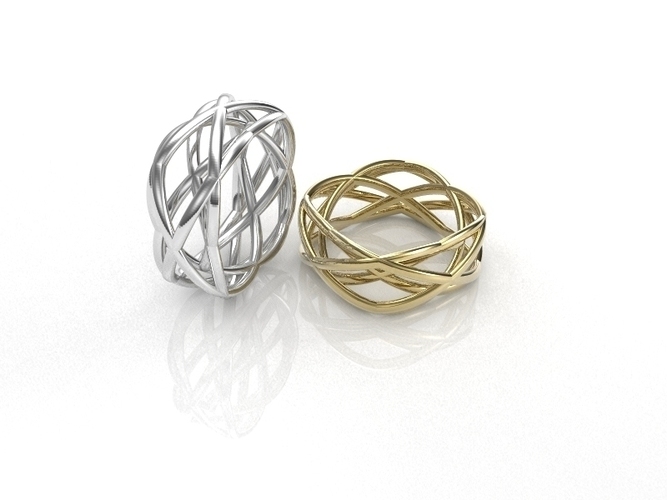 WireWave-ring 3D Print 93528