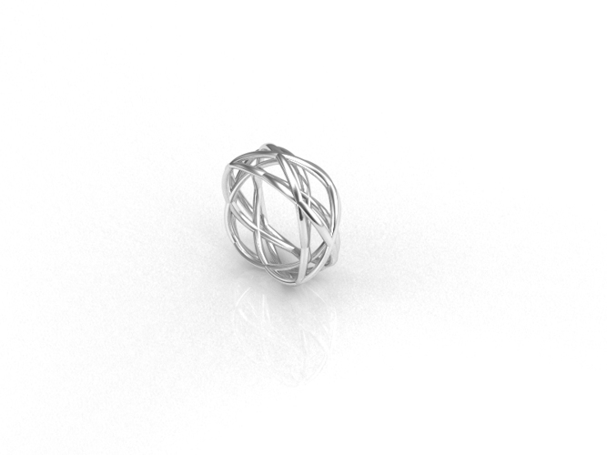WireWave-ring 3D Print 93529