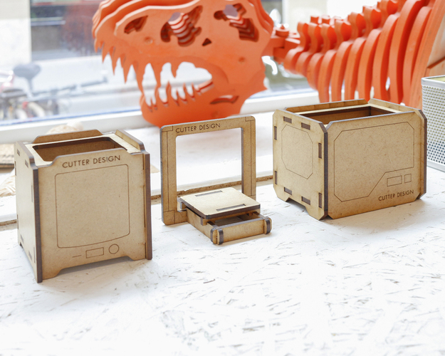 Makerbot - Lasercut 3D Printer Miniature 3D Print 93838