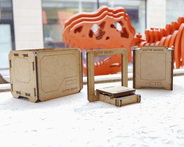 Makerbot - Lasercut 3D Printer Miniature 3D Print 93839