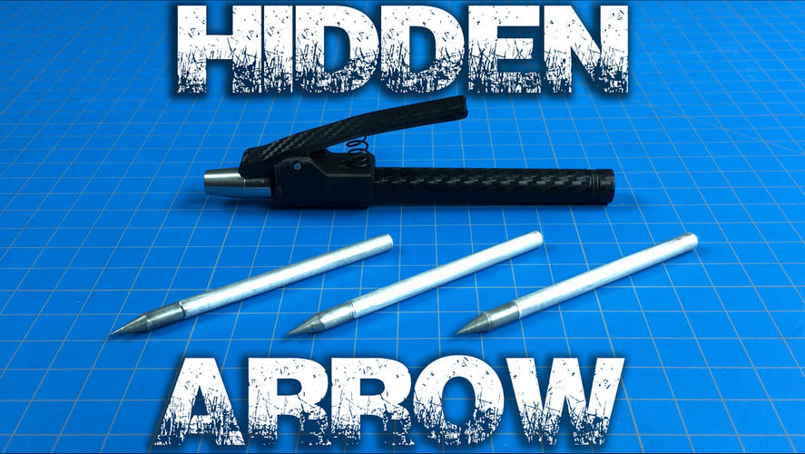 Assassin Ballistic Dart "Chinese Sleeve Arrow" - Trigger and Mou 3D Print 94061
