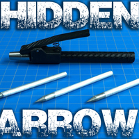 Small Assassin Ballistic Dart "Chinese Sleeve Arrow" - Trigger and Mou 3D Printing 94061