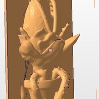 Small PLANT-EATER Book End 3D Printing 94076