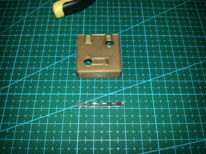 Battery holder 4xAA Square 3D Print 94081