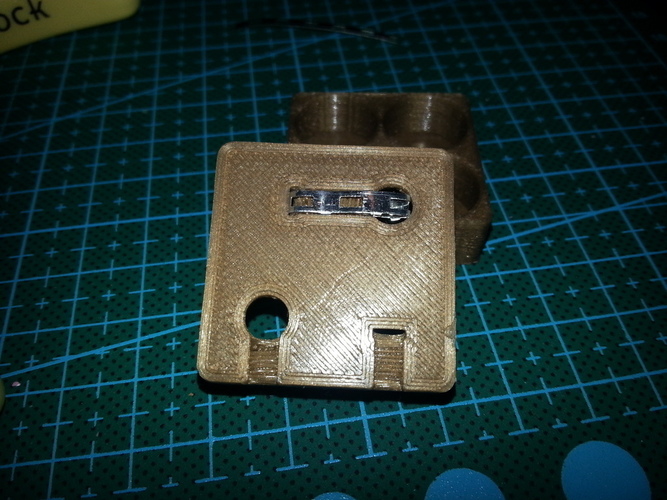 Battery holder 4xAA Square 3D Print 94083