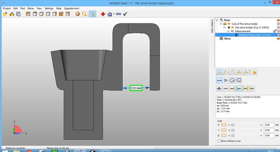 Pen drive holder 3D Print 94167 Pen drive holder 3D Print 94167