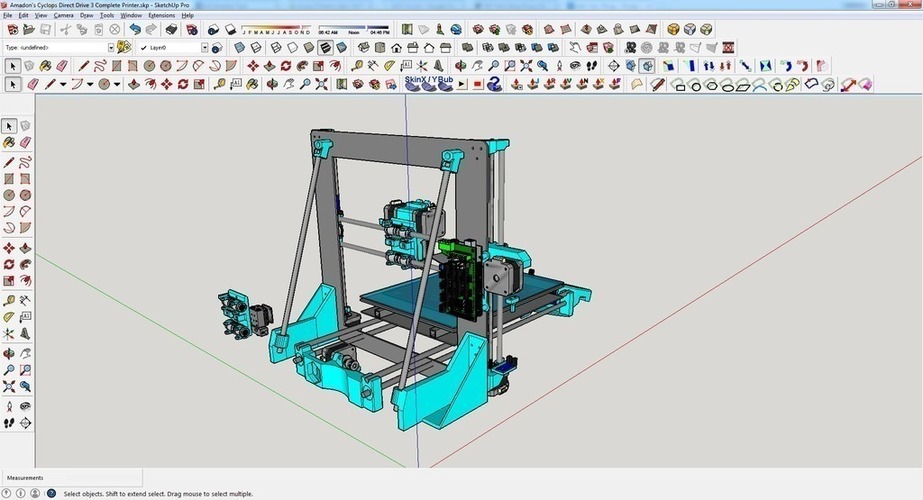 Amadon's Prusa i3 - Wilson hybrid complete printer 3D Print 94275