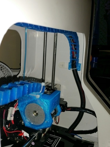 ROBO3D Cable Chain (Install without removing wires) + Stepper Mo 3D Print 94393