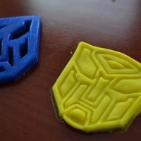 Small Transformers Logo Cutter 3D Printing 94637