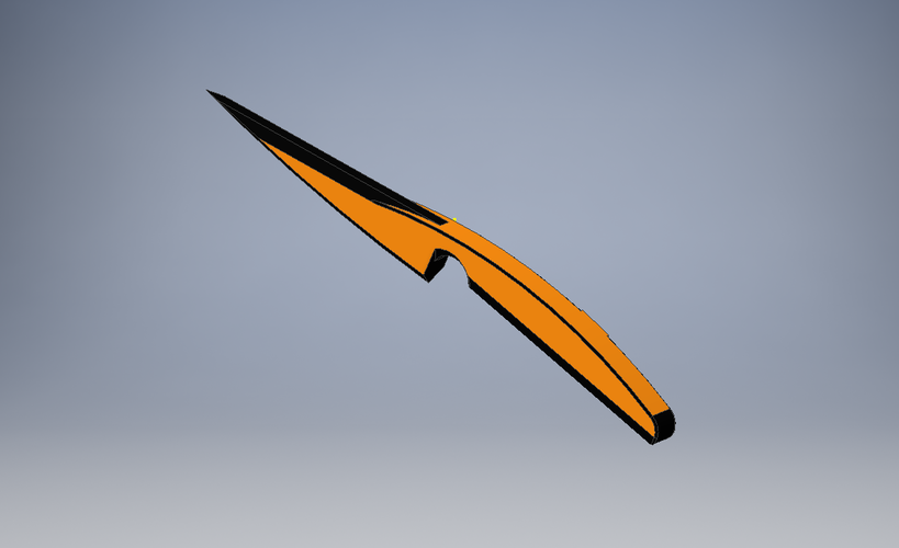 Kitchen Knife (cutlery)  3D Print 94750