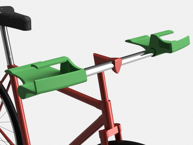 Helper grip for bicycle. 3D Print 95439