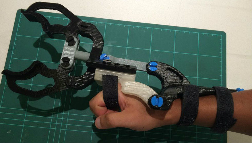 Black Ram Hand (Robotic/Prosthetic Hybrid) - Mark V 3D Print 95454