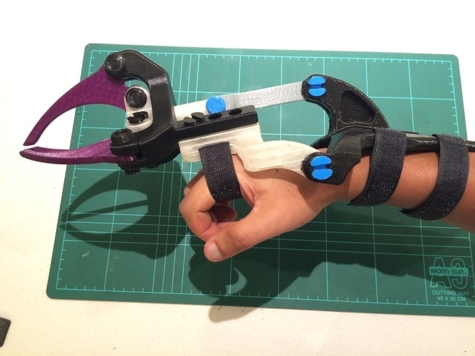 Black Ram Hand (Robotic/Prosthetic Hybrid) - Mark V 3D Print 95457