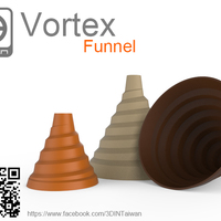 Small Vortex funnel 3D Printing 95476