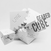 Small Create-A-Lase Three Cube Gears 3D Printing 95527