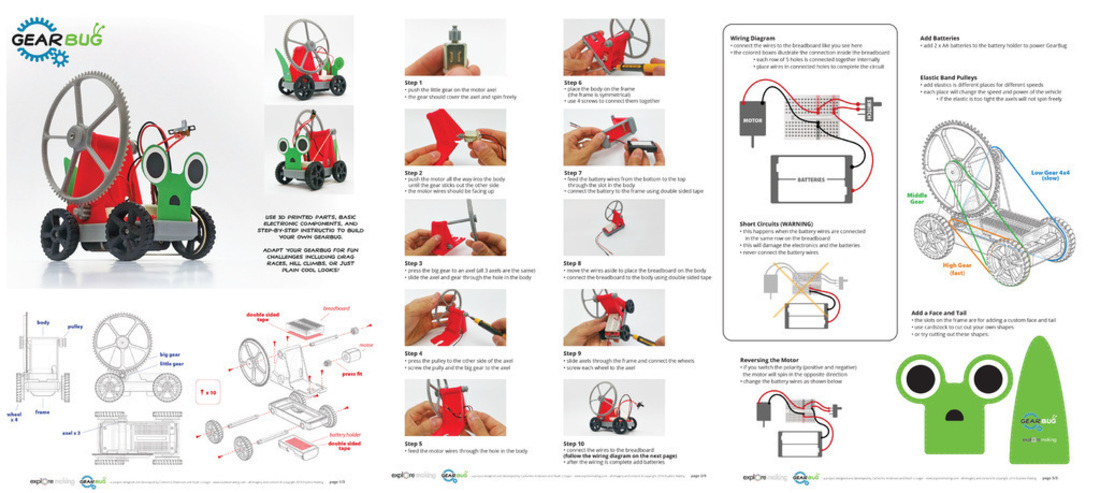 GearBug: introduction to electronics  3D Print 95637