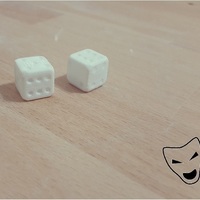 Small 3D Cheating dice 3D Printing 95803