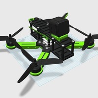 Small Sayha - X FPV Quadcopter  3D Printing 95807