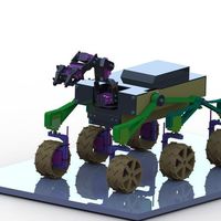 Small RC MARS Rover Mk II 3D Printing 96009