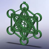 Small Metatron's Cube - Mini 3D Printing 96184