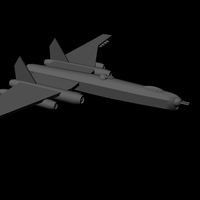Small Super Lancaster Bomber 3D Printing 96308