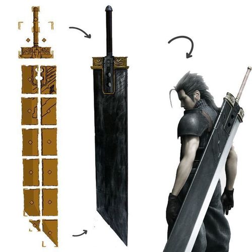 Final Fantasy VII - Buster Sword (Cloud, Zack, Angeal) 3D Print 96425