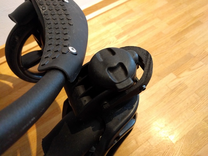 Naturkind Baby Stroller Front Wheel Locking Pedal 3D Print 96567