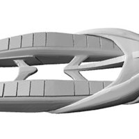 Small Risian Corvette 3D Printing 96754