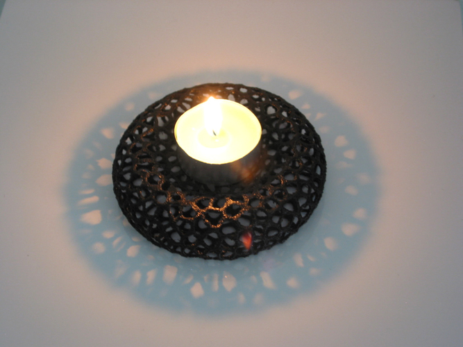 Tealight holder - Voronoi-Style #11 3D Print 96777