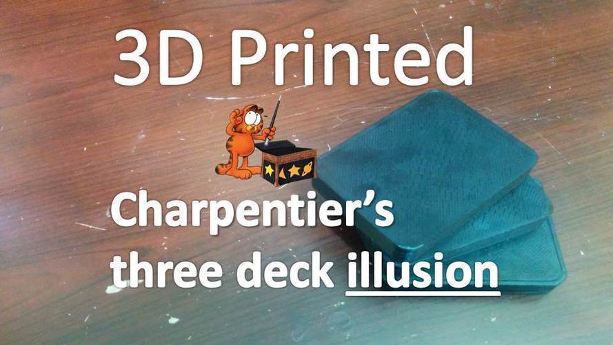 Charpentier’s three deck illusion 3D Print 96851