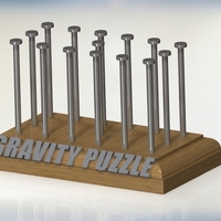 Small Gravity Puzzle " King of Random" 3D Printing 96873