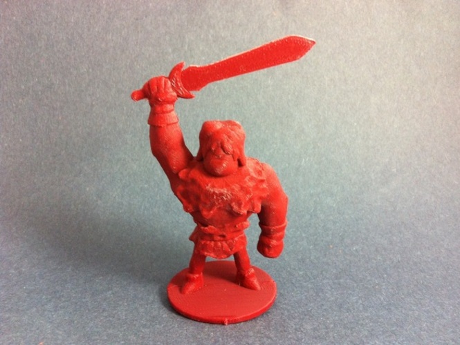 Tiny Barbarian 3D Print 969