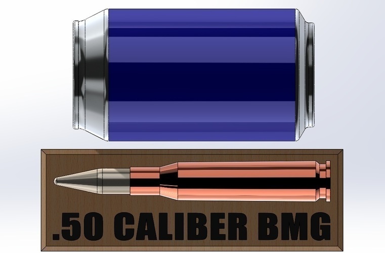 .50 Caliber BMG 3D Print 96915