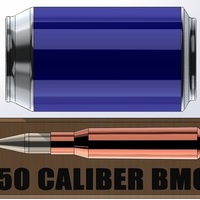 Small .50 Caliber BMG 3D Printing 96915