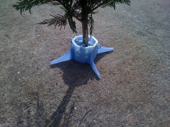 Mini Christmas Tree Stand 3D Print 96969