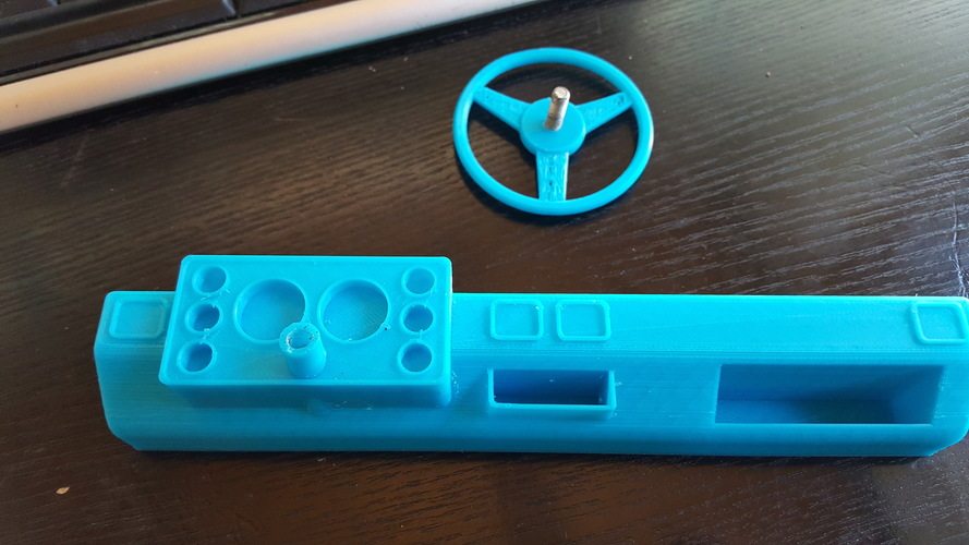 Dashboard steering Wheel Vaterra Ascender SCX10 Crawler Scaler 3D Print 97084 Dashboard steering Wheel Vaterra Ascender SCX10 Crawler Scaler 3D Print 97084
