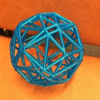 Small Polyhedron arising from hyperbolic tessellation 3D Printing 97153