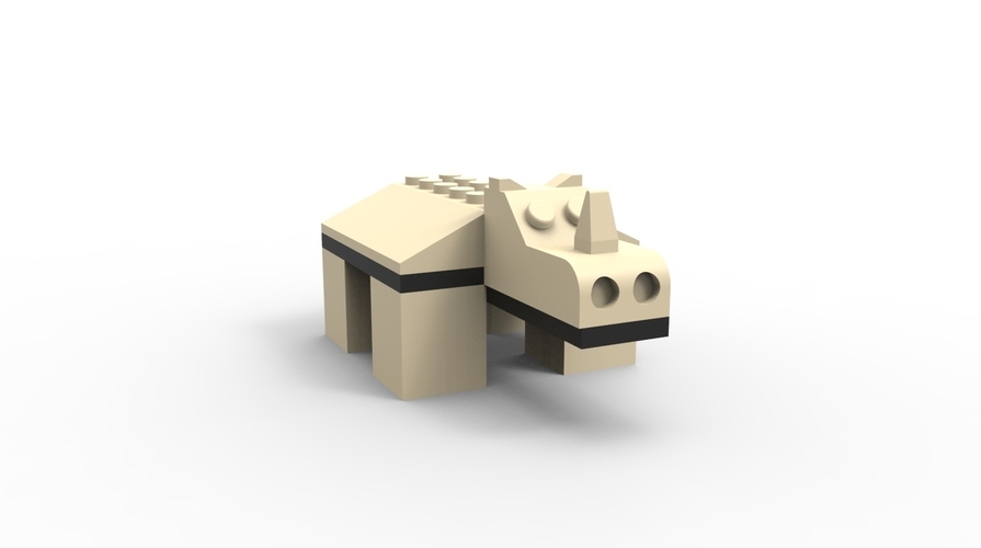 3D Lego Zoo 3D Print 97183