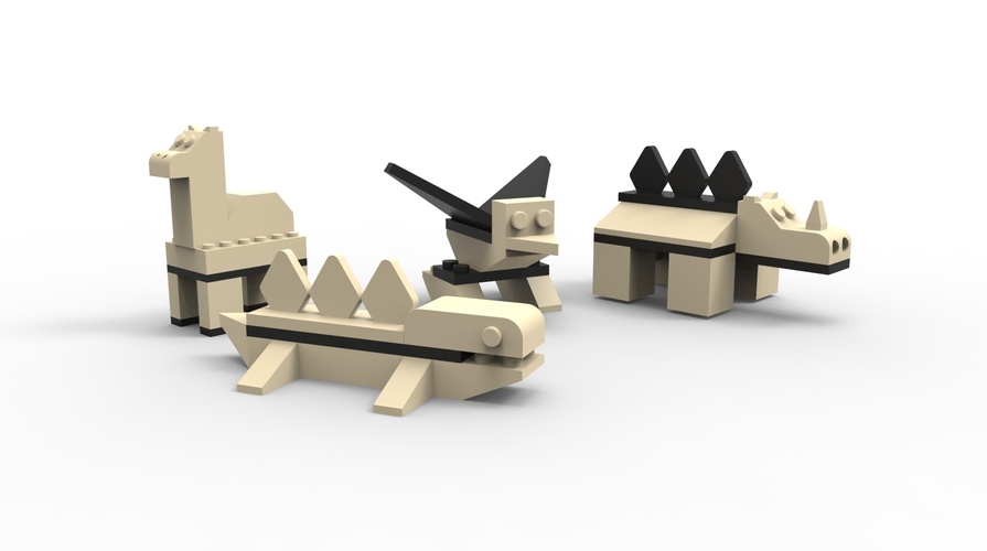3D Lego Zoo 3D Print 97184