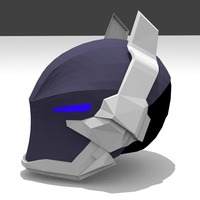 Small Arkham Knight Styled Helmet 3D Printing 97198