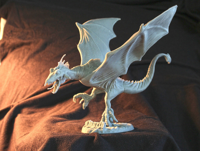 dragon sculpt by milostutus 3D Print 97277 dragon sculpt by milostutus 3D Print 97277