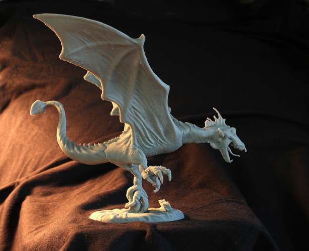 dragon sculpt by milostutus 3D Print 97280 dragon sculpt by milostutus 3D Print 97280