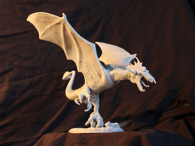 dragon sculpt by milostutus 3D Print 97282 dragon sculpt by milostutus 3D Print 97282