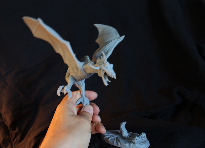 dragon sculpt by milostutus 3D Print 97283 dragon sculpt by milostutus 3D Print 97283