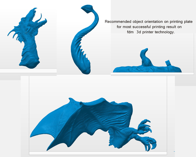 dragon sculpt by milostutus 3D Print 97284 dragon sculpt by milostutus 3D Print 97284