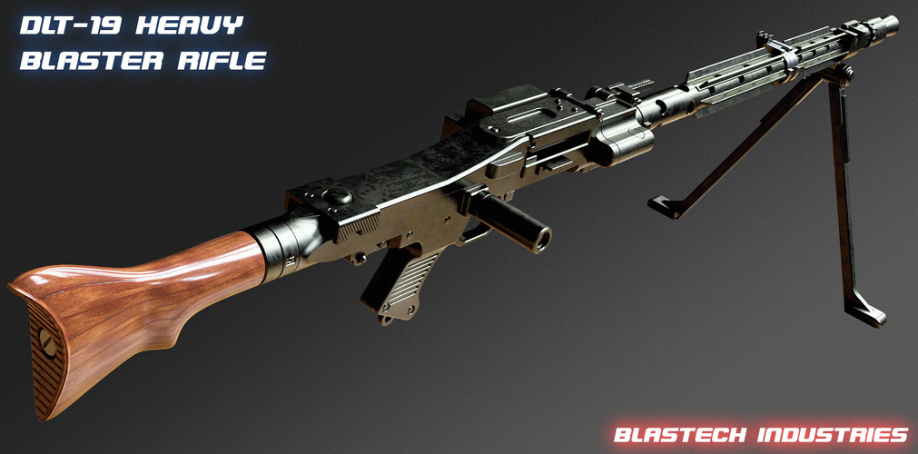 DLT-19 heavy blaster rifle 3D Print 97433