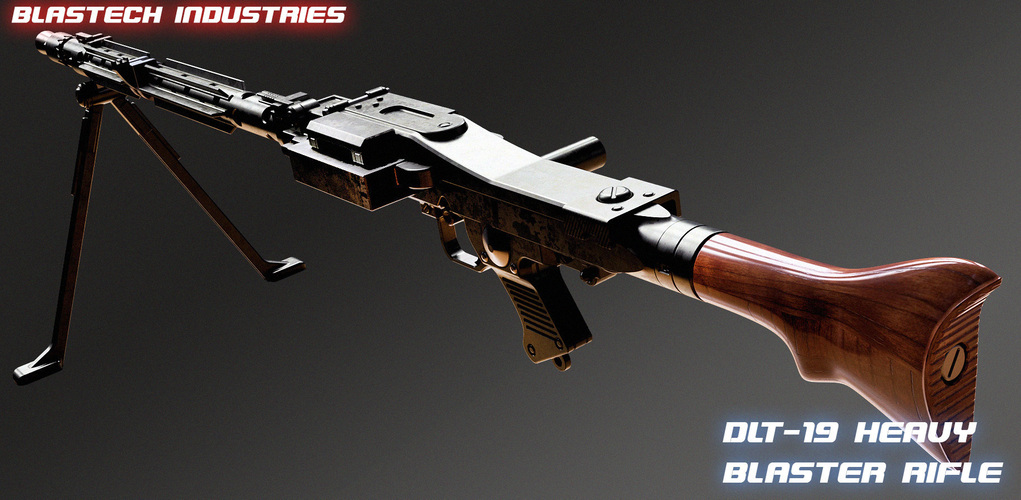 DLT-19 heavy blaster rifle 3D Print 97434