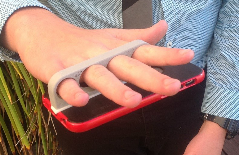 'Handy' Phone Grip/Stand 3D Print 97596