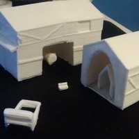 Small Age of Empires 2 Siege Workshop 3D Printing 97676